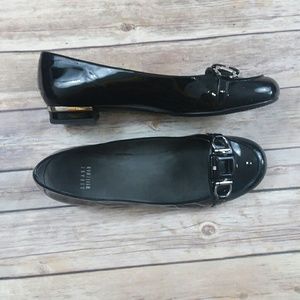 Stuart Weitzman Patten Black Leather Loafers 10